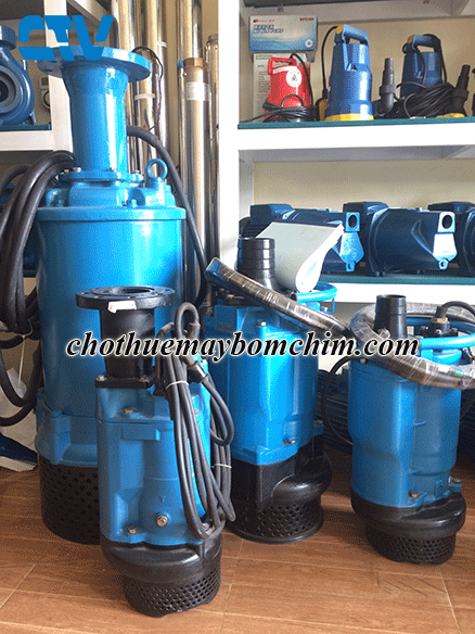 Cho thuê máy bơm chìm uy tín, chất lượng, giá rẻ