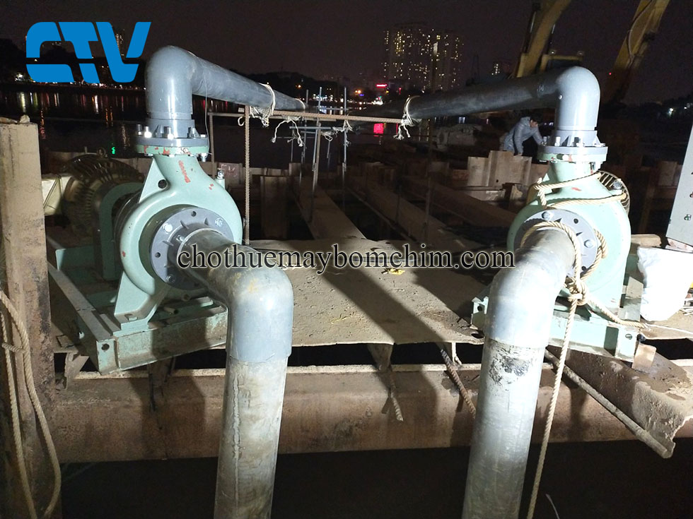 Cho thuê máy bơm nước công nghiệp chất lượng tốt giá rẻ nhất tại Miền Bắc