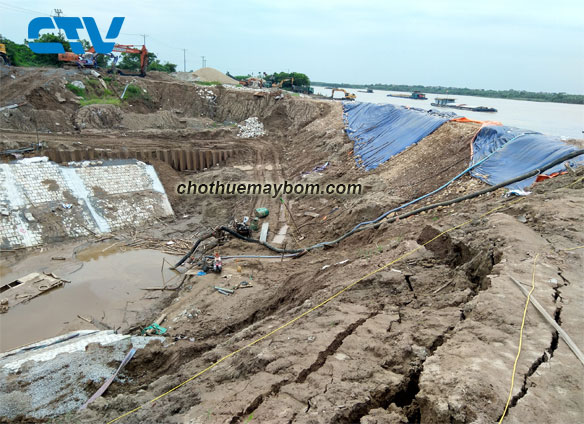 Cho thuê máy bơm nước công suất lớn cho các dự án