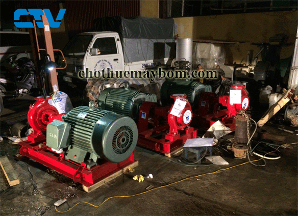 Cho thuê máy bơm trục rời giá rẻ nhất tại Hà Nội