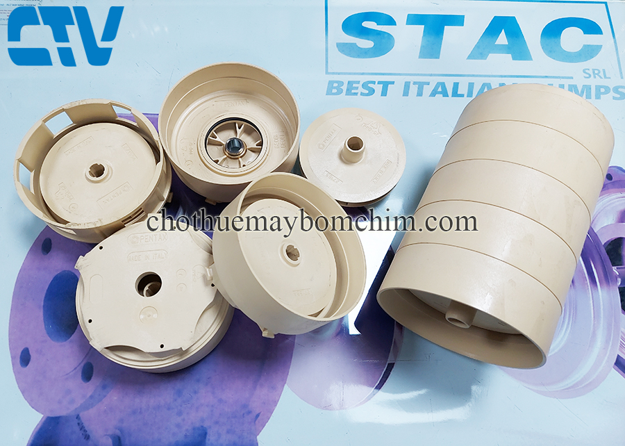 Cung cấp và thay thế phụ tùng máy bơm đa tầng cánh nhựa FIP  các hãng máy bơm