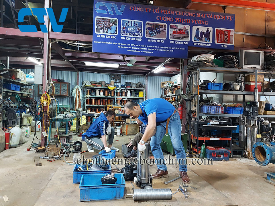 Sửa chữa, bảo dưỡng máy bơm trục đứng trong hệ thống lọc nước RO