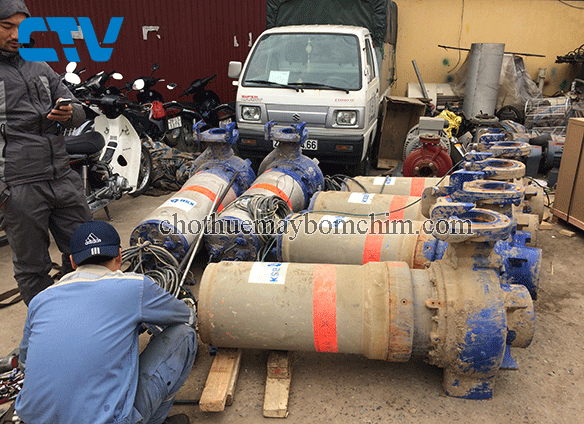 Sửa máy bơm chìm KSB, Sulzer khi máy bơm vẫn hoạt động nhưng không lên nước