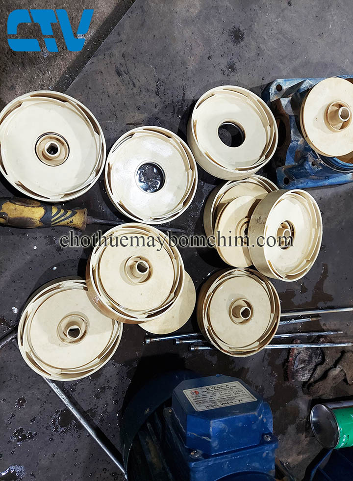 Sửa Chữa Và Thay Mới Bộ Cánh Nhựa Cho Bơm Trục Đứng