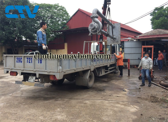 Cho thuê máy bơm nước công suất lớn