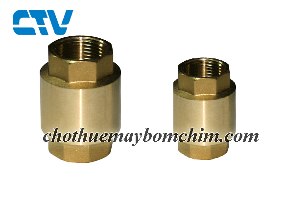 Van một chiều lò xo lắp ren