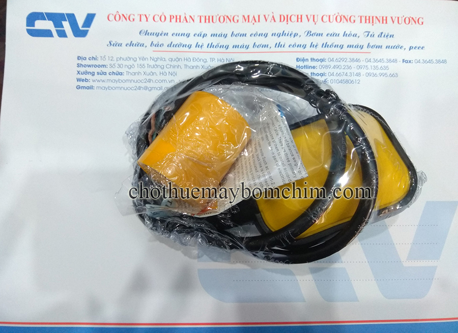 Phao điện máy bơm chống tràn chống cạn 1mét