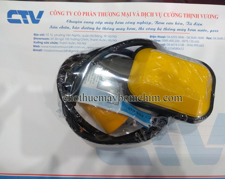 Phao điện máy bơm chống tràn chống cạn 2mét
