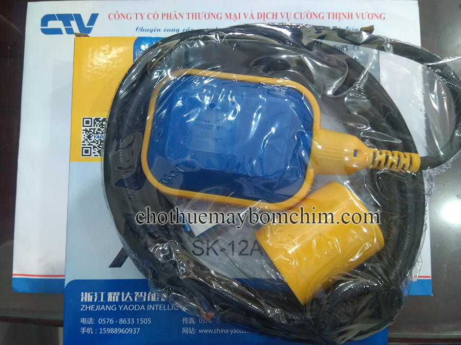 Phao điện máy bơm chống tràn chống cạn 5mét