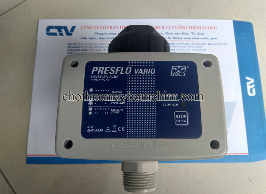 Công tắc áp điện tử - Rơ le dòng chảy Presflo Vario