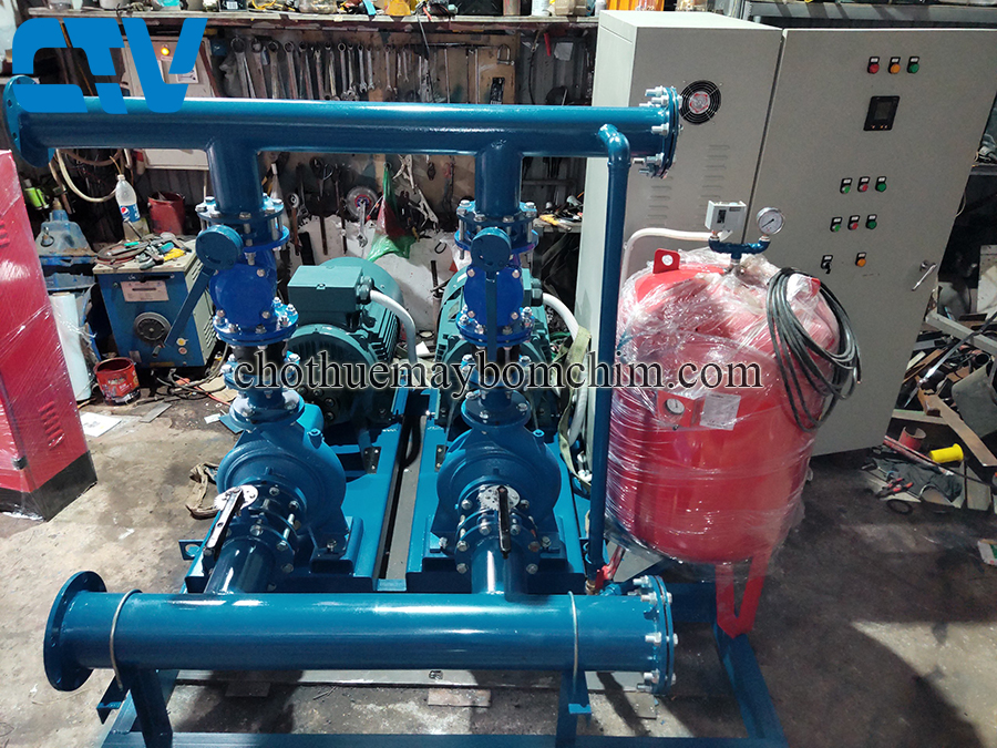 Lắp ráp cụm bơm tăng áp công nghiệp nhanh chóng tại Hà Nội