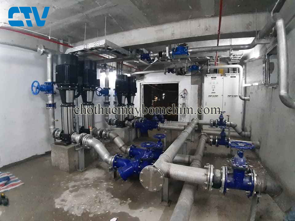 Sửa hệ bơm tăng áp trục đứng áp dụng kỹ thuật tiên tiến đầu tiên tại miền Bắc