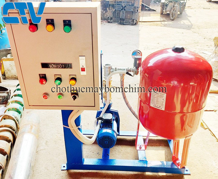 Tủ điện điều khiển cụm máy bơm tăng áp 1 bơm
