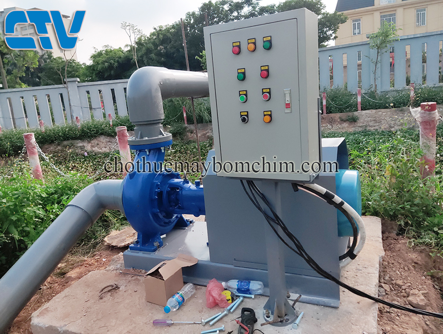 Lắp đặt cụm máy bơm tăng áp công nghiệp 30Kw