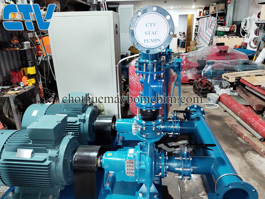 Hệ thống máy bơm 55kw cấp nước tưới cỏ trang trại tại Thạch Thành, Thanh Hóa