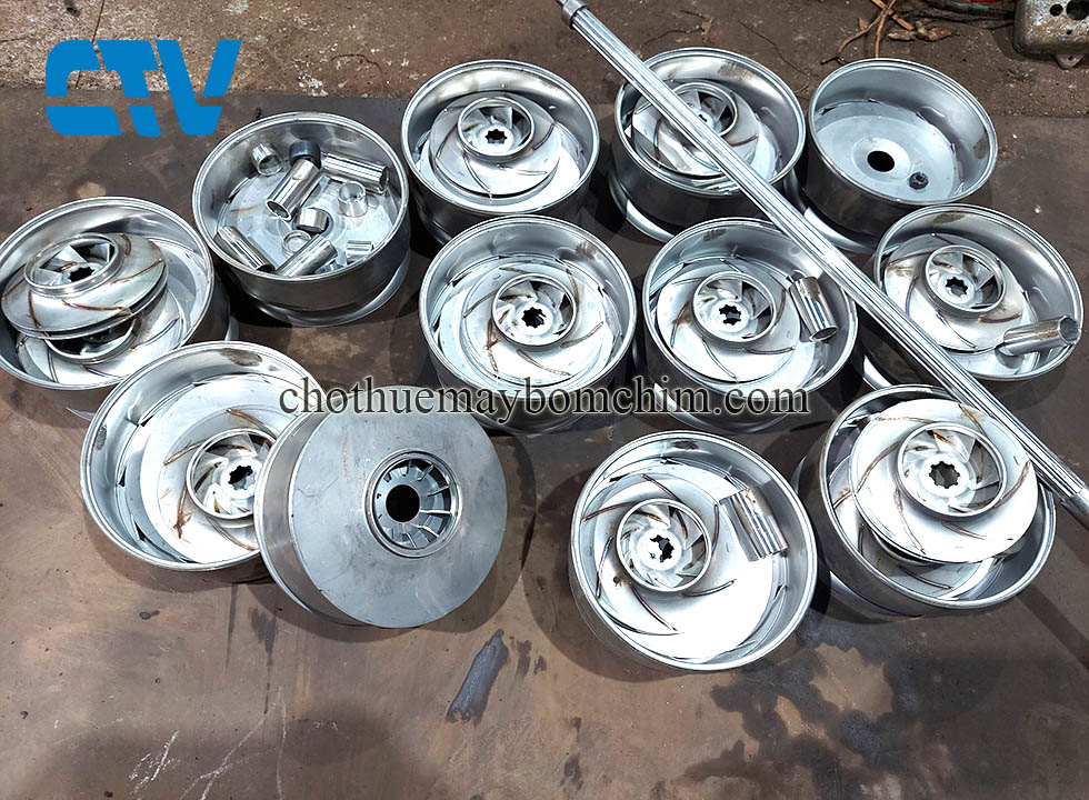 Sửa chữa thay bộ ruột buồng cánh máy bơm trục đứng công suất lớn, chất lượng và uy tín hàng đầu.